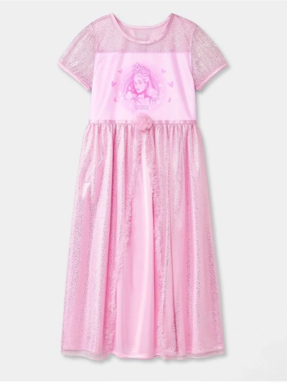Toddler Girls' Wicked Glinda Fantasy NightGown/Costume Pink 2T - New with Tags